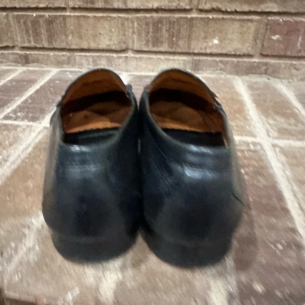 COLE HAAN Resort Black Woven Leather Tassel Loafers Men's Size 9